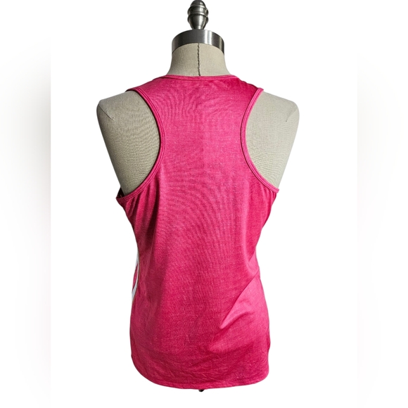 LUCKY IN LOVE Pink Pattern Racerback Tank Top | SZ XL - Picture 3 of 8
